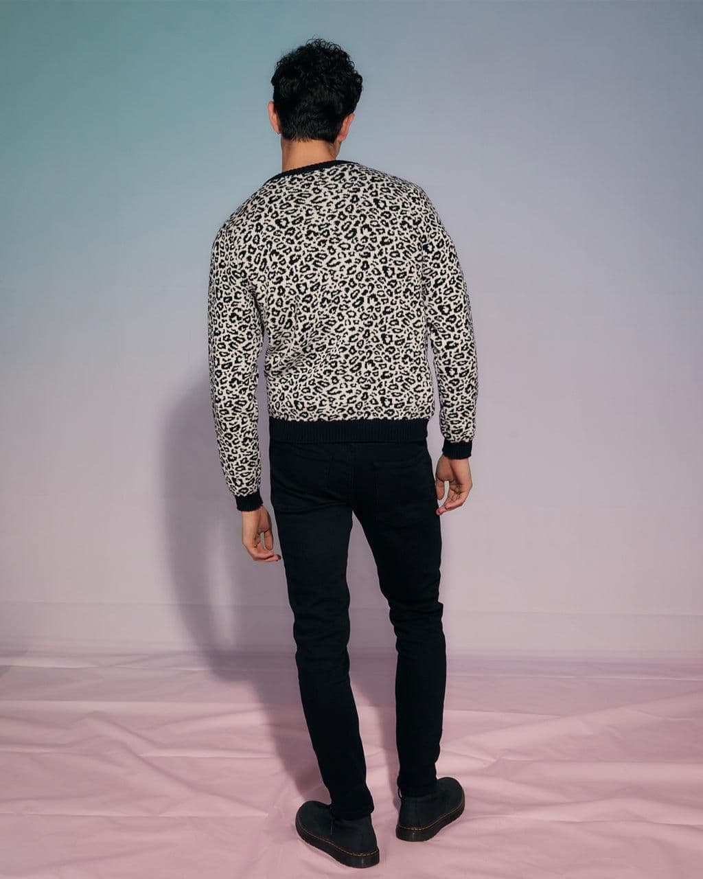 image-Leopard Wool & Cashmere Knitted Jumper