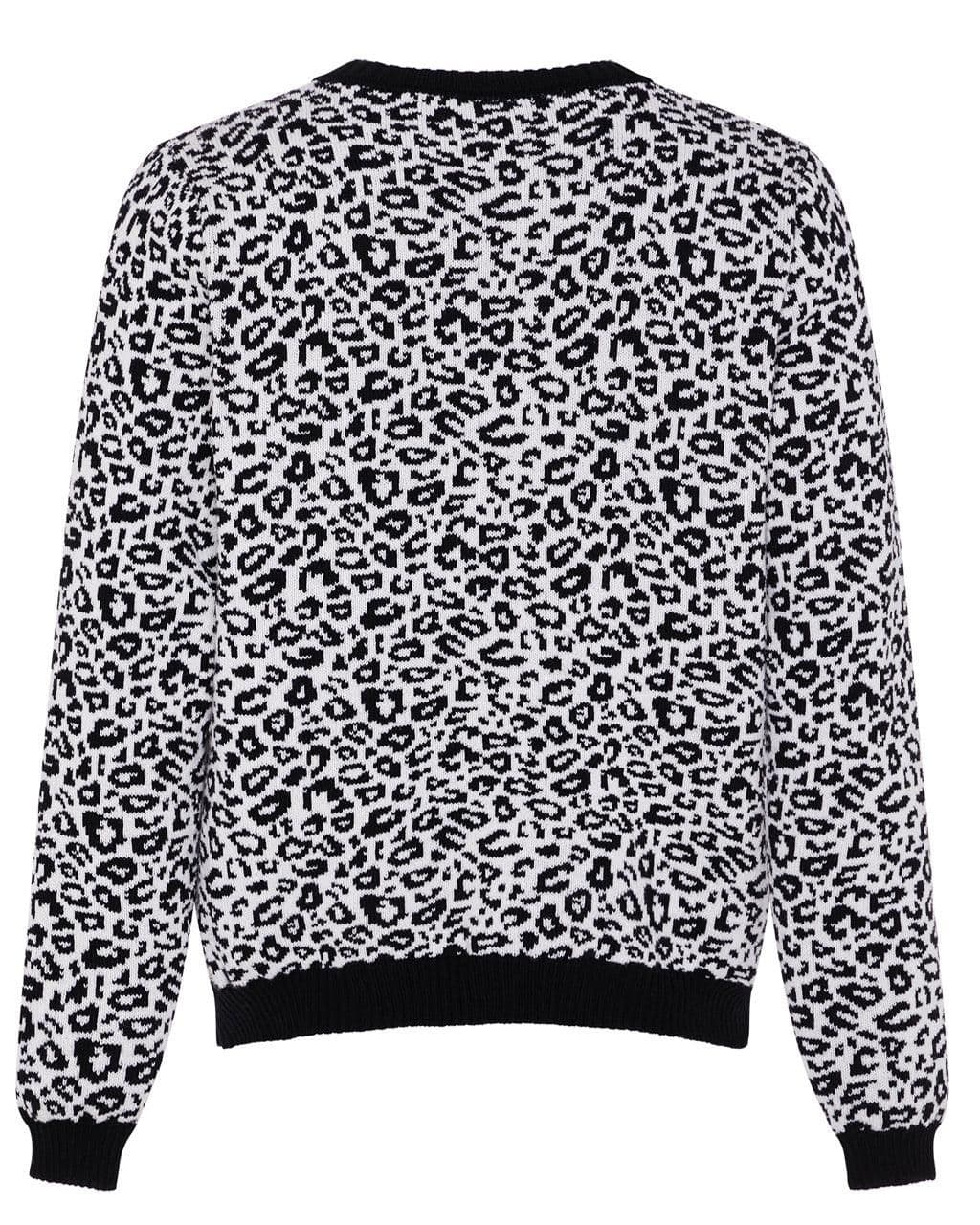 image-Leopard Wool & Cashmere Knitted Jumper
