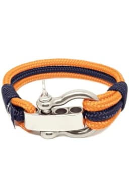 image-Adjustable Shackle Columbus Nautical Bracelet