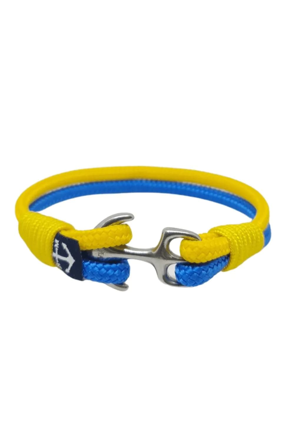 image-Ukraine Flag Nautical Bracelet