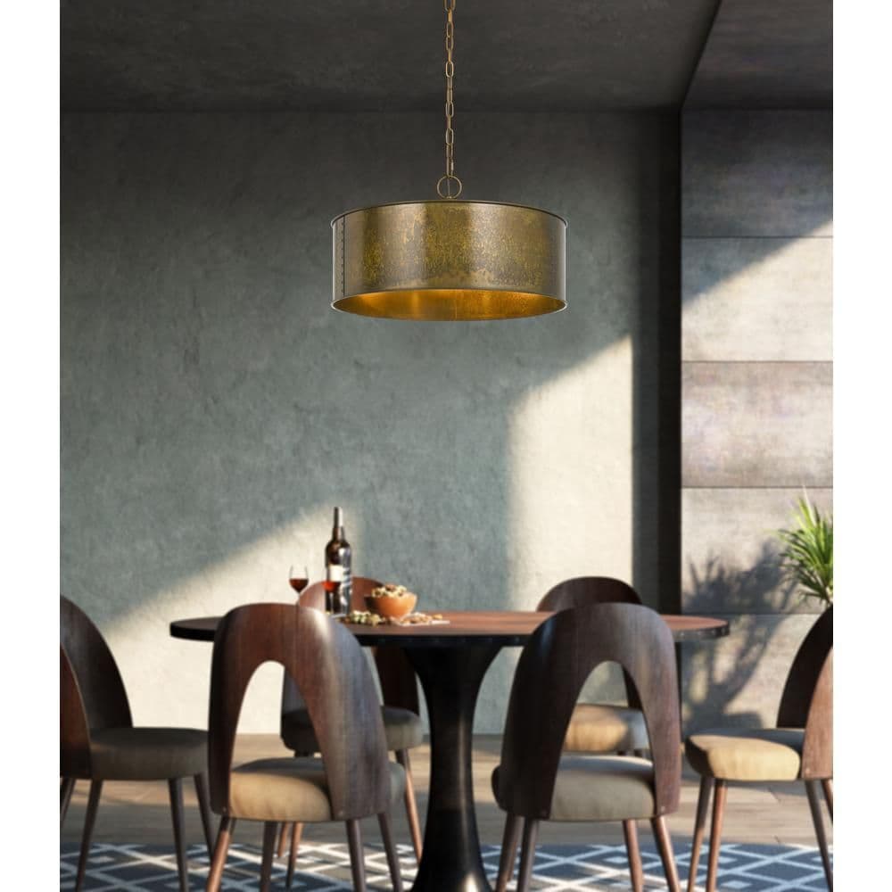 image-60W X 3 Rochefort Metal 3 Light Chandelier