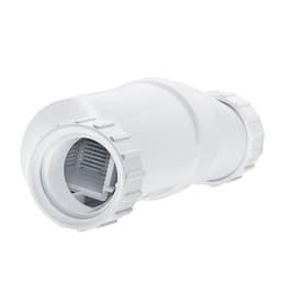 image-VEVOR Système de chloration d'eau salée, pour piscines creusées de 151,4 kL, cellule de chloration de piscine, compatible avec Hayward W3T-Cell-15 (T15), 28,7 g/h, avec ligne électrique 4,6 m, blanc