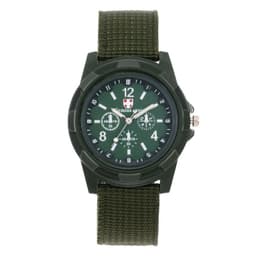 image-Somito GMT Braided Sports Watch - GEM Green, 40.5mm, Military