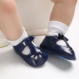 image-Baby shoes sandals summer models 0-1 year old female baby shoes Velcro composite bottom non-slip toddler shoes