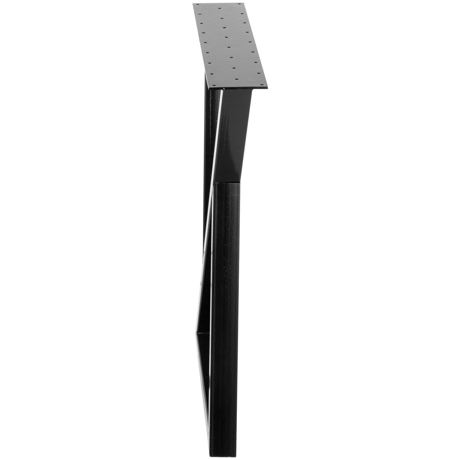 image-VEVOR Tischbeine Metall Tischgestell Metall schwarze Schreibtischbeine 71 cm Höhe 61 cm Breite Bankbeine Couchtischbeine 800 kg