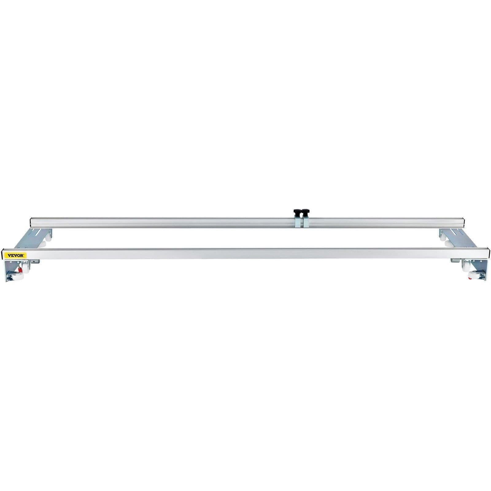 image-VEVOR Traîneau de routeur, 152,4 cm, gabarit de guidage de dalle pour travail du bois avec fonction de verrouillage, portable et facile à régler, raboteuse pour aplatir le bois, bricolage à domicile