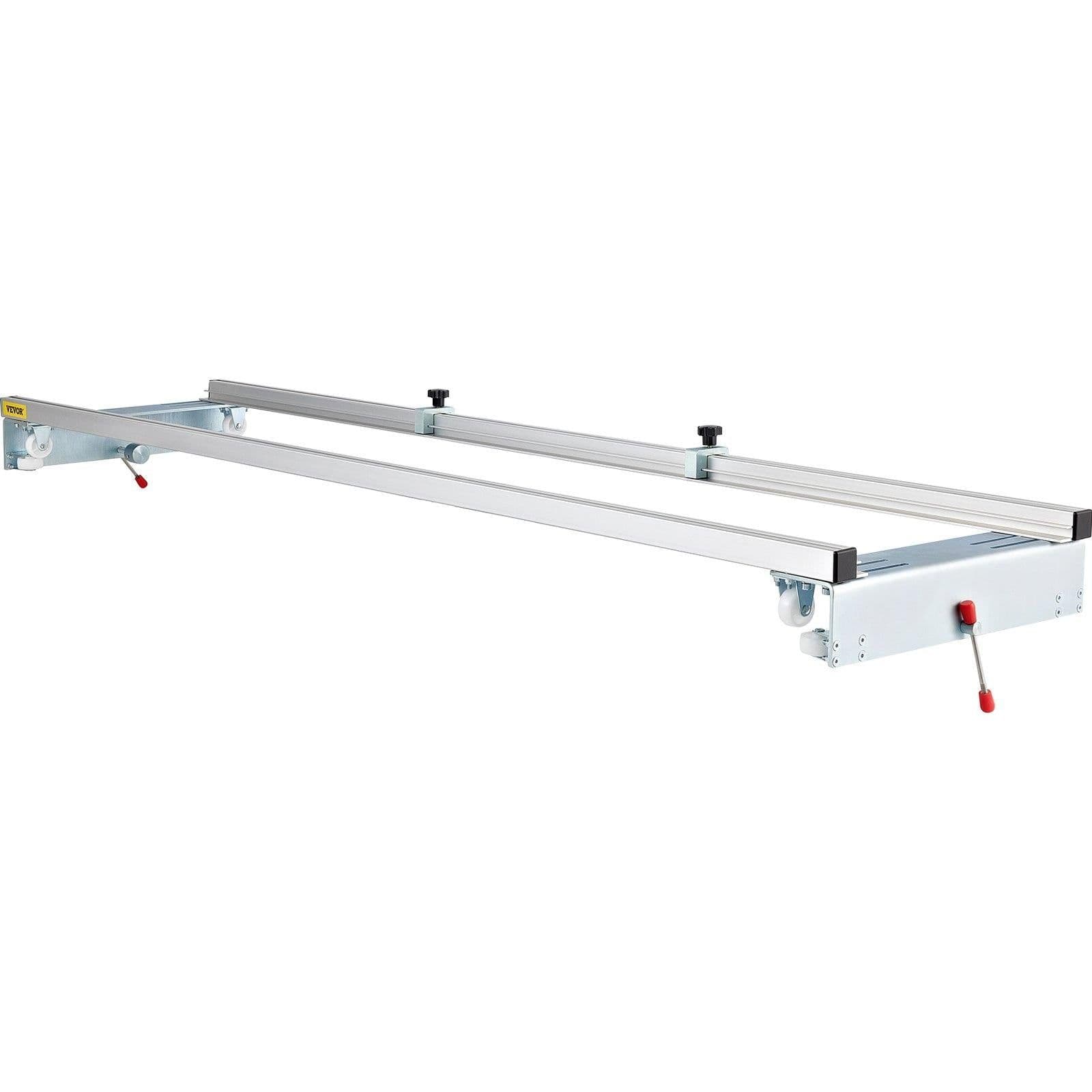 image-VEVOR Traîneau de routeur, 152,4 cm, gabarit de guidage de dalle pour travail du bois avec fonction de verrouillage, portable et facile à régler, raboteuse pour aplatir le bois, bricolage à domicile