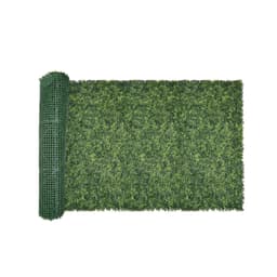 image-VEVOR Mur Végétal Artificiel, 300x100 cm, Panneau Mural Décoratif Herbe de Milan Emboîtable, pour Décoration Intérieure et Extérieure, Couverture de Clôture Intimité en Lierre, Brise-vue Mural Jardin