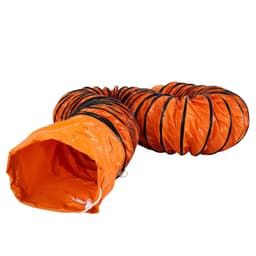 image-VEVOR Tuyau en PVC 25 pi, Gaine de ventilation Flexible 12 po, Tuyau flexible PVC Conduit en PVC antidéflagrant Résistant à l'usure Cordes ajustables pour ventilateur d'extraction dans les usines