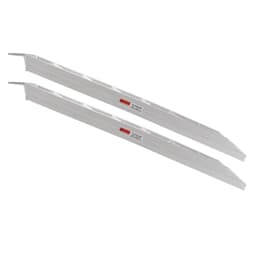 image-VEVOR Rampes de Chargement en Alu, Charge 4 t, Rampe d’Accès avec Extrémité de Fixation Supérieure à Crochet, Rail de Chargement pour Moto, Tracteur, VTT, Camion, Tondeuse à Gazon, 183x38 cm, 2PCs