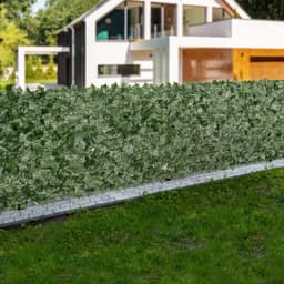 image-VEVOR Haie Artificielle 99x401 cm Brise Vue Clôture de Lierre Artificiel Intimité Support en Tissu Maillé et Joint Renforcé Déco Fausses Feuilles pour Jardin, Extérieur, Cour, Balcon, Terrasse, Patio