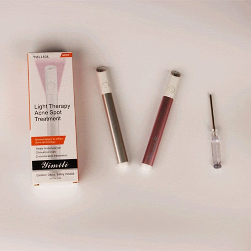 image-Yifan Acne Pen LED Light Therapy - Rose Gold