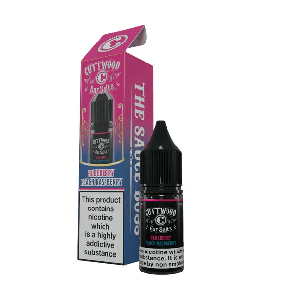 image-Cuttwood Bar Salts Nic Salt 10mg Nicotine Strength E-Liquid 10ml Bottle Size