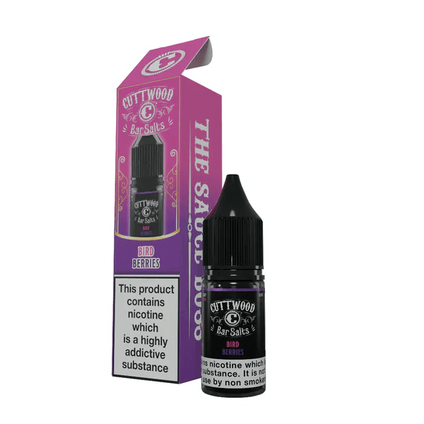 image-Cuttwood Bar Salts Nic Salt 10mg Nicotine Strength E-Liquid 10ml Bottle Size