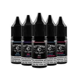 image-Cuttwood Bar Salts Nic Salt 10mg Nicotine Strength E-Liquid 10ml Bottle Size