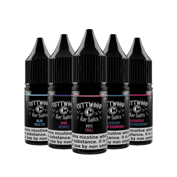 image-Cuttwood Bar Salts Nic Salt 10mg Nicotine Strength E-Liquid 10ml Bottle Size