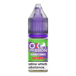 image-Oxva OX Passion 10mg Nicotine Strength Nic Salt 10ml Bottle Size E-liquids