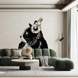 image-Cat Wall Sticker - Kitten Head Decal