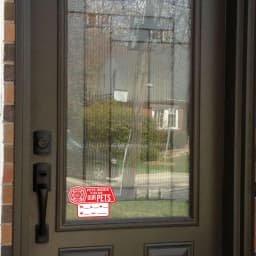 image-6x Pet Alert Emergency Cling Stickers - Home Door Window Dog Cat Inside Sticker Decal