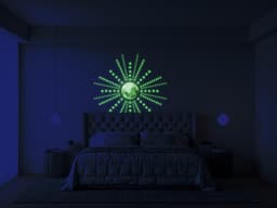 image-Glow In The Dark Stars Stickers - The Glowing Moon Decal For Nursery Kid Room Ceiling And Wall