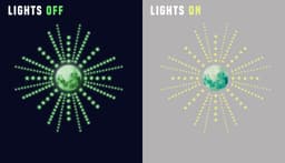 image-Glow In The Dark Stars Stickers - The Glowing Moon Decal For Nursery Kid Room Ceiling And Wall
