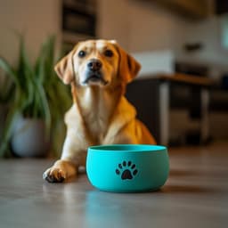 image-3D Printed Dog Bowl | Modern Pet Dish | Stylish Pet Food & Water Bowl | Custom Dog Feeder | Unique Pet Accessories | Pet Gift Idea