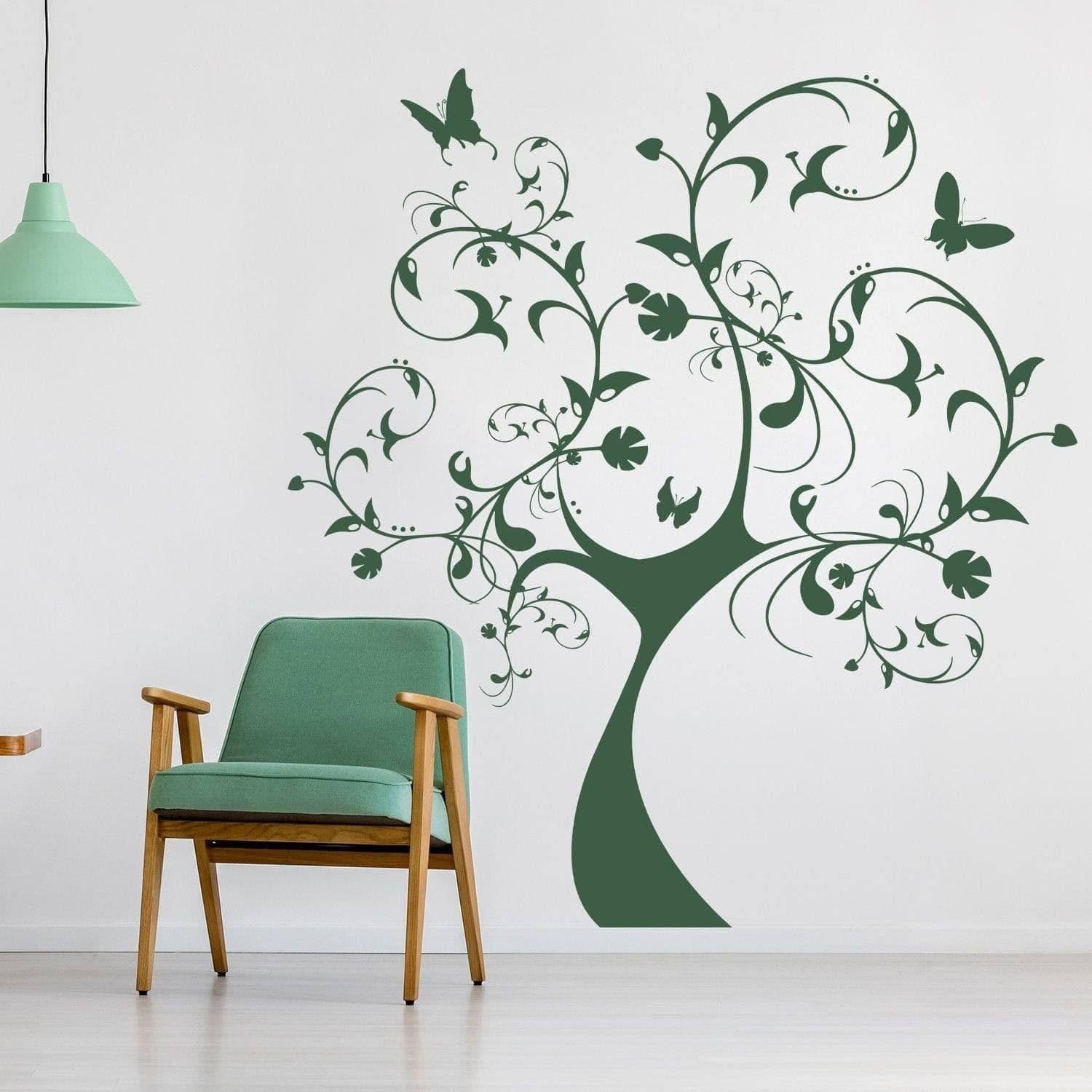 image-Nature's Delight Wall Stickers, Vinyl Wall Art, Removable Wall Decal Decor