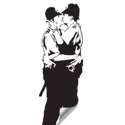 image-Urban Love Bold Affection Statement Wall Decal - Adhesive Art Sticker