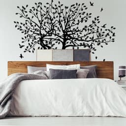 image-Haven Nature-inspired Wall Stickers, Tree Decal Wall Art for Home Decoration