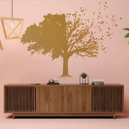 image-Chic Wall Sticker Featuring a Sophisticated Tree Silhouette Design