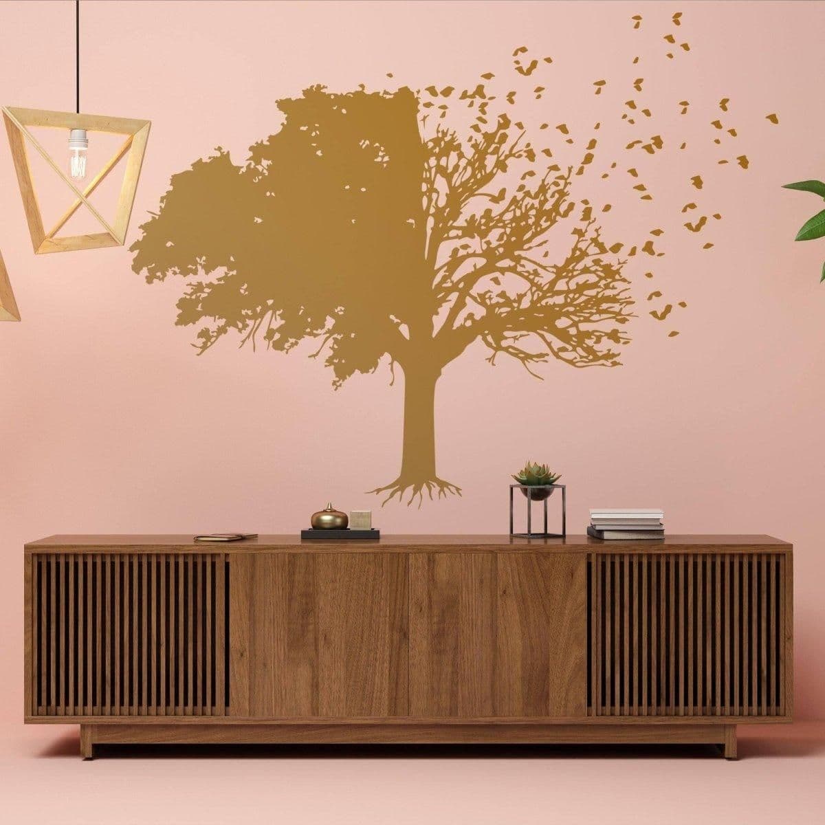 image-Chic Wall Sticker Featuring a Sophisticated Tree Silhouette Design