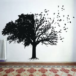 image-Chic Wall Sticker Featuring a Sophisticated Tree Silhouette Design