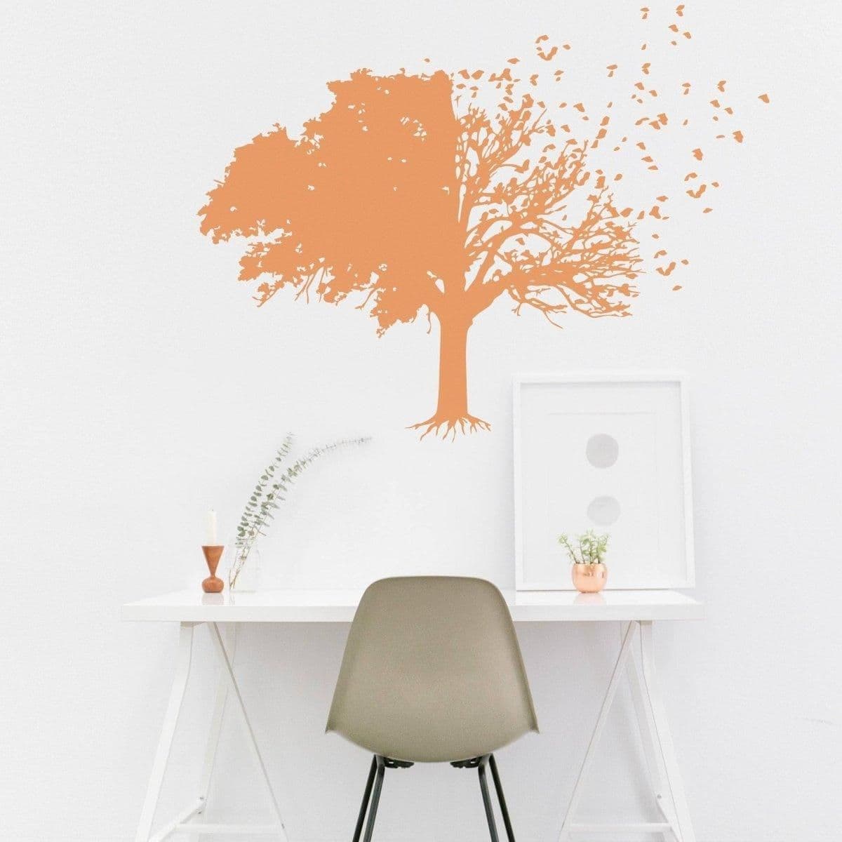 image-Chic Wall Sticker Featuring a Sophisticated Tree Silhouette Design