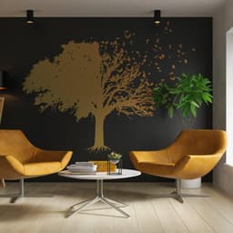 image-Chic Wall Sticker Featuring a Sophisticated Tree Silhouette Design