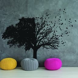 image-Chic Wall Sticker Featuring a Sophisticated Tree Silhouette Design