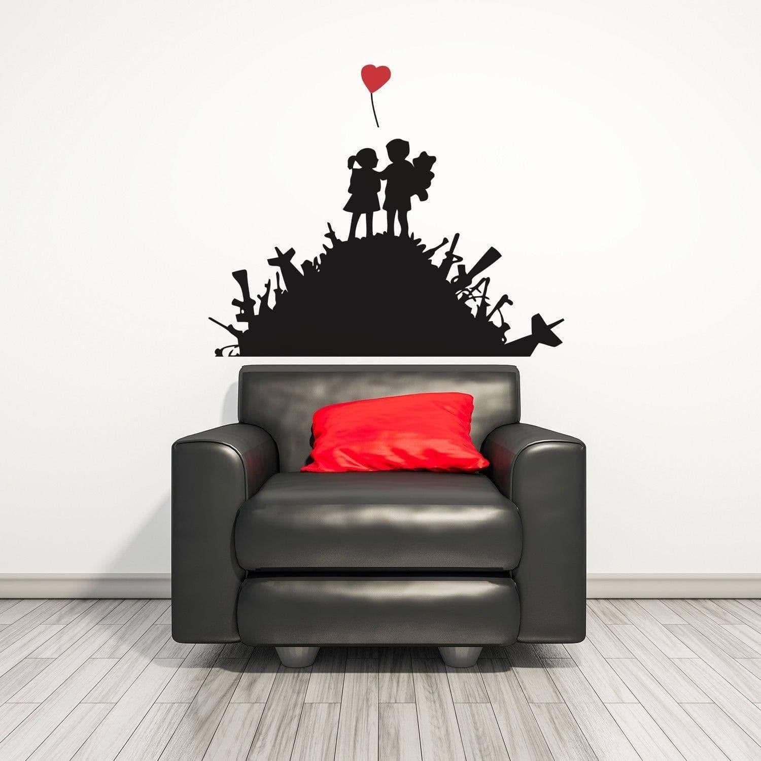 image-Urban Design Wall Decal – Artistic & Contemporary Wall Adhesive Art