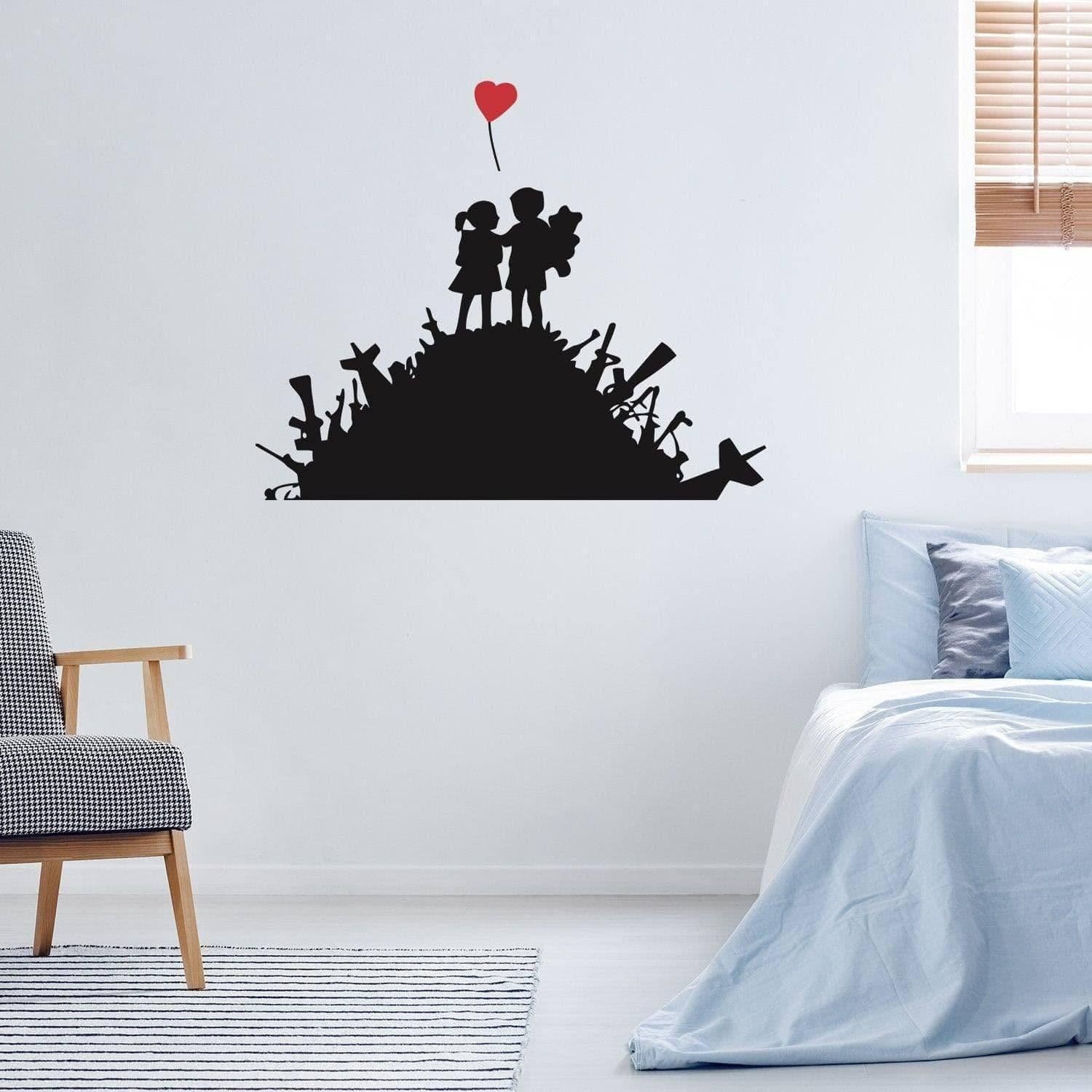 image-Urban Design Wall Decal – Artistic & Contemporary Wall Adhesive Art