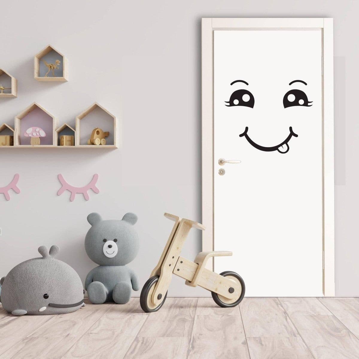 image-Happiness Wall Decal Sticker for Kitchen - Stylish and Adhesive Wall Art Decorations