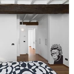 image-Queen Monkey Vinyl Wall Art Decal - Humorous, Playful & Creative Wall Sticker