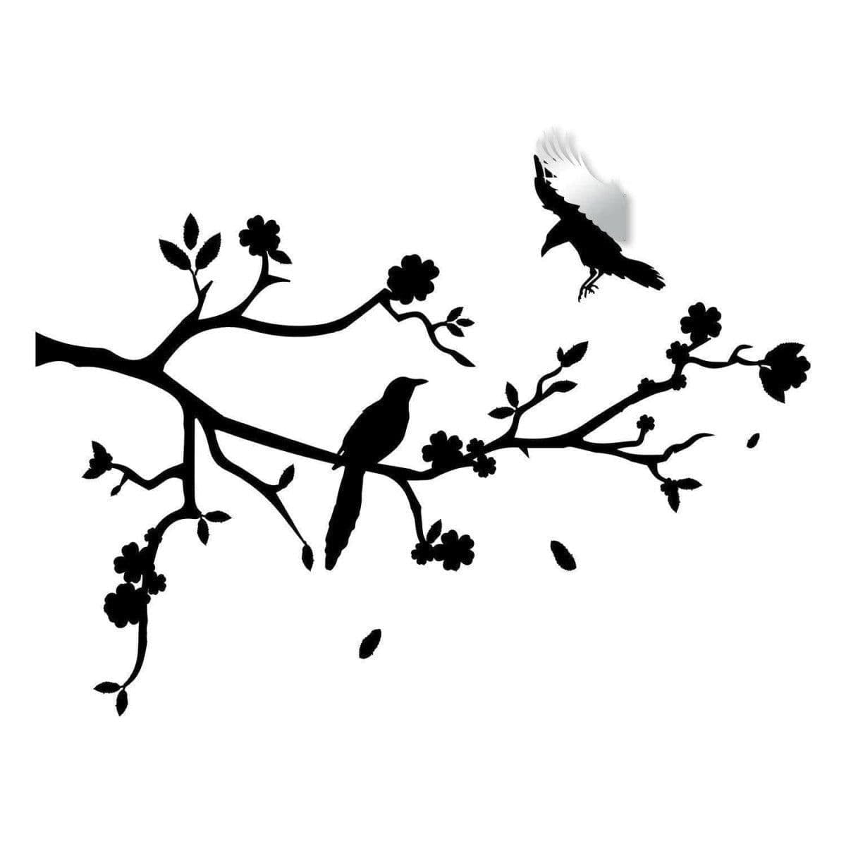 image-Chic Tree Branch Wall Decal - Stylish Wall Art Sticker Decoration