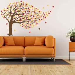 image-Fantasy Tree Bend Wall Sticker - Decorative Vinyl Wall Decal