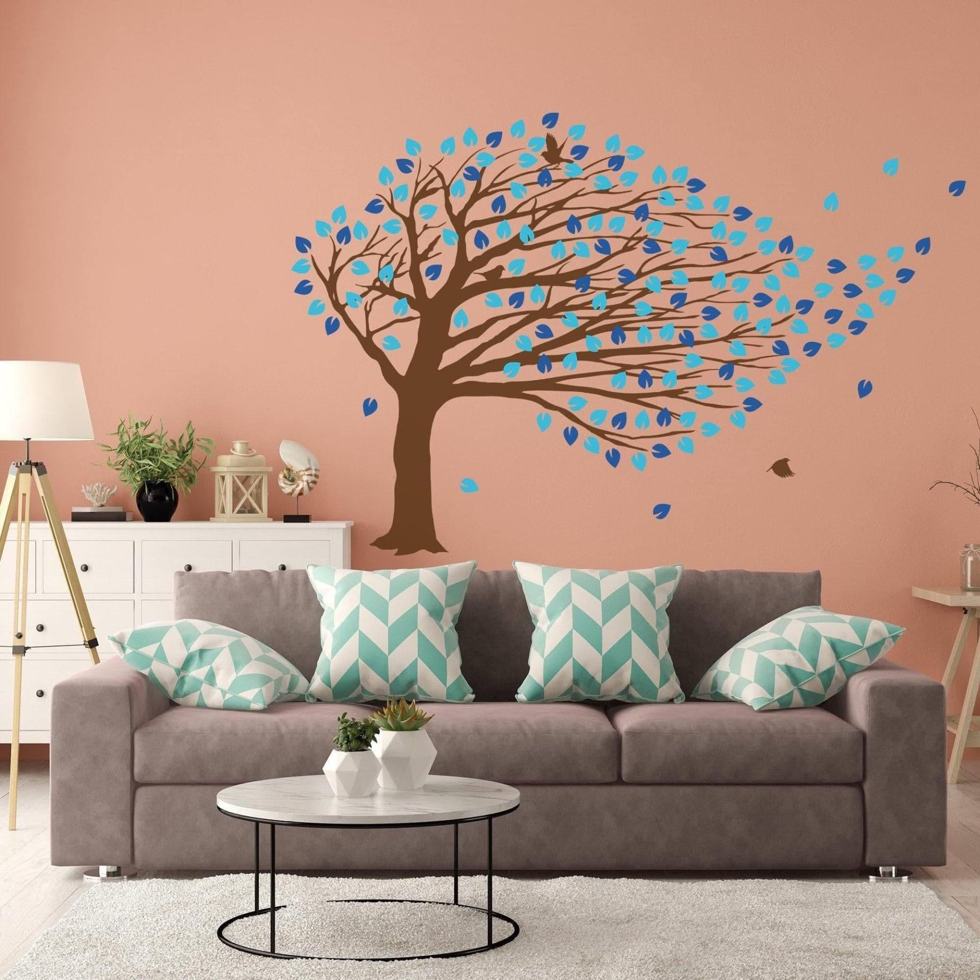 image-Fantasy Tree Bend Wall Sticker - Decorative Vinyl Wall Decal