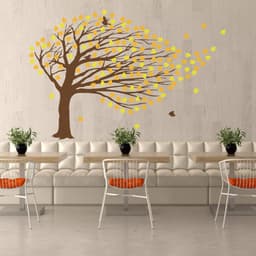image-Fantasy Tree Bend Wall Sticker - Decorative Vinyl Wall Decal