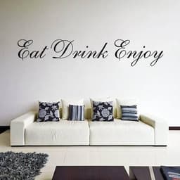 image-Elegant Inspirational Quote Wall Decal - Vinyl Kitchen Sticker
