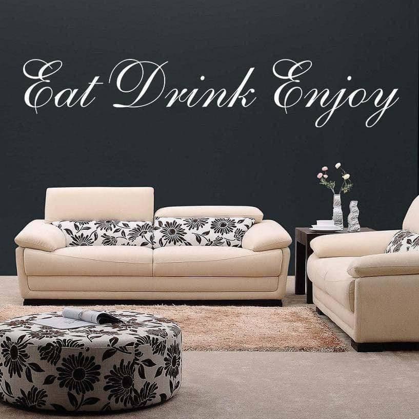 image-Elegant Inspirational Quote Wall Decal - Vinyl Kitchen Sticker
