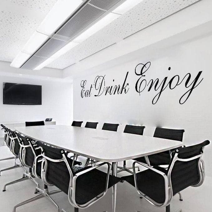 image-Elegant Inspirational Quote Wall Decal - Vinyl Kitchen Sticker