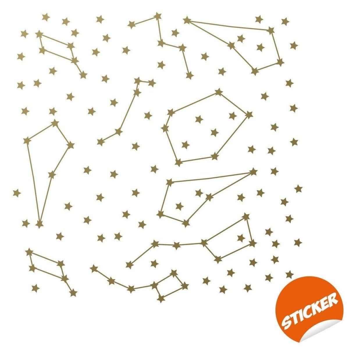 image-Celestial Dreams Themed Vinyl Wall Stickers, Adhesive Decal Art for Walls