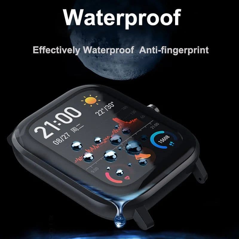 image-JLGroppod Scratch Proof Screen Protector for Amazfit GTS Series