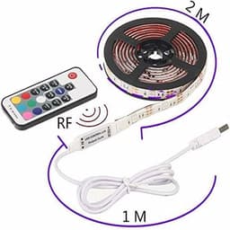 image-Waterproof RGB Led Strip Lights for Bedroom TV Backlight Kit