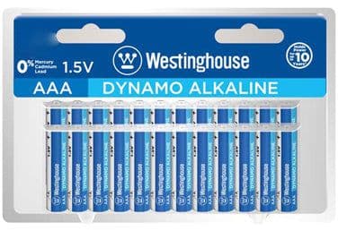 image-Westinghouse AAA Dynamo Alkaline Clamshell Pack of 12